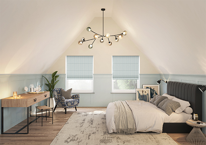 Jaipur, Chambray - Roman Blind - Image 8